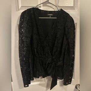 Express size L lace blouse